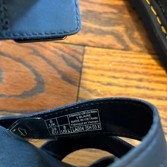 Dr. Martens BLAIRE Athena Leather Strap Sandals - Picture 6 of 7